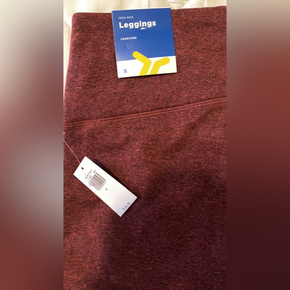 NWT High-Waisted CozeCore Heathered Performance Stirrup Leggings for Women